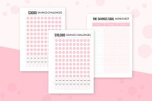 Savings Log Printable Planner