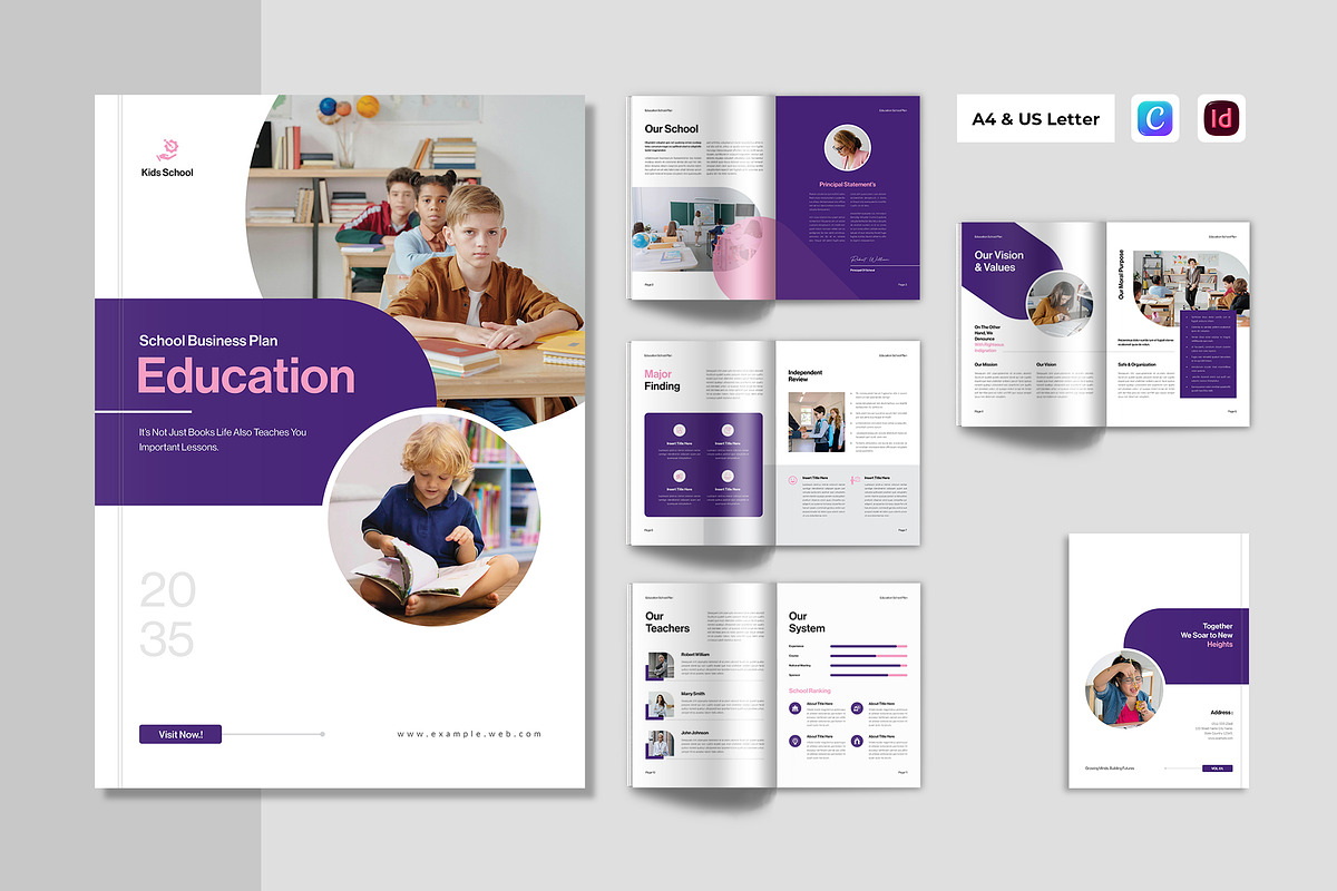 Education School Plan Brochure