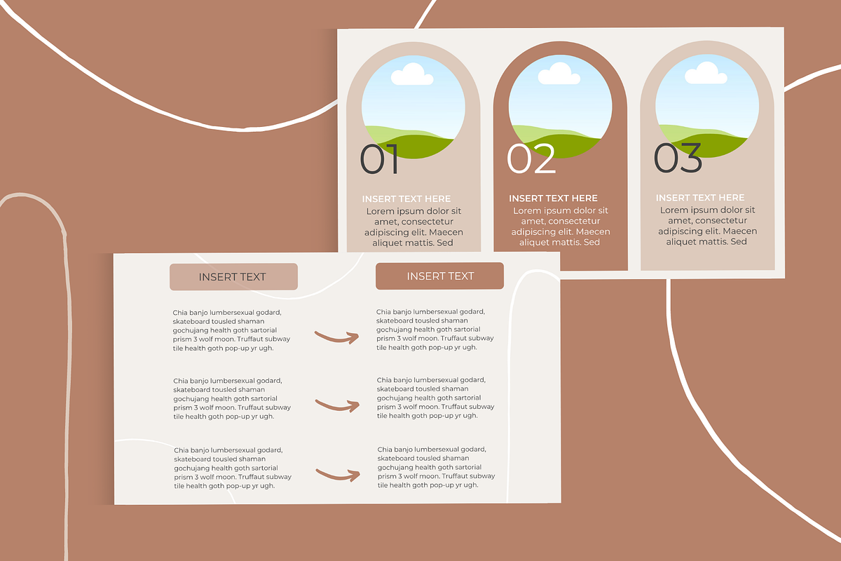 SALE! Boho Slide Deck Templates, a Presentation Template by Marketing Templates Co. (Photo 5 of 15)