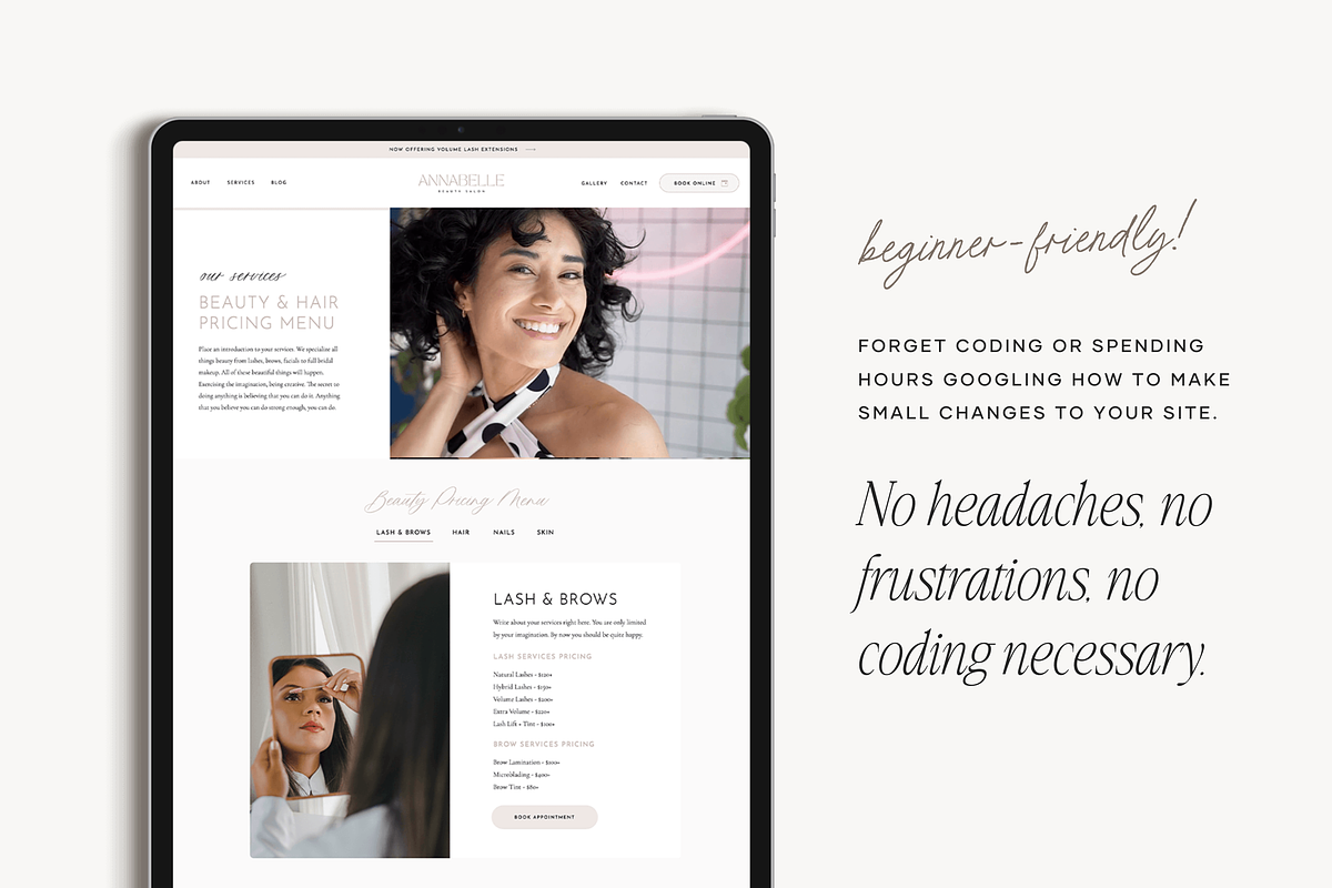 Showit Website Template | Annabelle, a Websites & App Template by Create with Danielle (Photo 2 of 5)