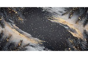 Elegant gold and black Christmas, a Holiday Photo by Lermont51
