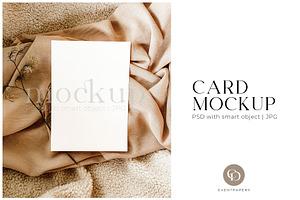 Wedding Invitation Mockup 5x7