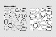 Hand Drawn Comic Speech Bubbles, an Object Graphic by Design Squad (Thumbnail 4 of 4)