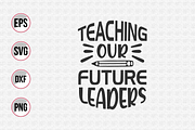 Teacher typographic quotes bundle., a Graphic by Uniquesvg99 (Thumbnail 19 of 21)