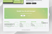 SaaS Website Landing Page, a Websites & App Template by FIBRINOSÄ (Thumbnail 2 of 6)
