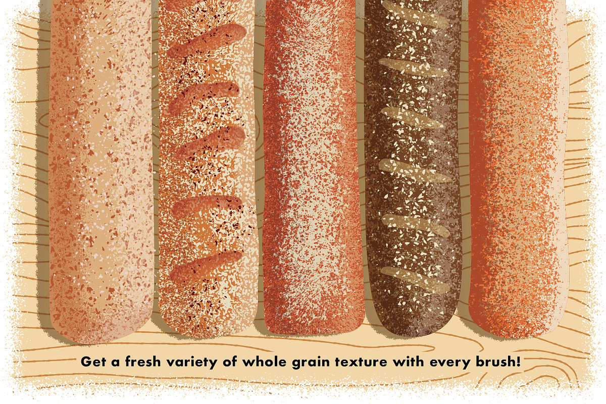 MultiGRAIN Brushes for Illustrator, a Brush Add-On by StudioWorks (Photo 9 of 15)