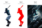 Blades Photoshop Action preview 2