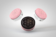 Round Cosmetic Tin Mock-Up, a Cups & Container Mockup by TSOBG (Thumbnail 13 of 14)