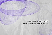 Minimal Abstract Wireframe on Paper, a Background Graphic by Pitchlook.Studio (Thumbnail 1 of 2)