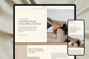 Squarespace Website Template | Coach, a Squarespace Template by Vermeulen Design Studio (Thumbnail 1 of 8)