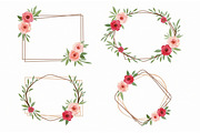 Rustic Floral Geometric Frame Bundle, an Illustration by musafir_fashion (Thumbnail 2 of 14)