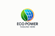 Eco Power Renewable Energy Logo, a Branding & Logo Template by Signatoro (Thumbnail 1 of 3)