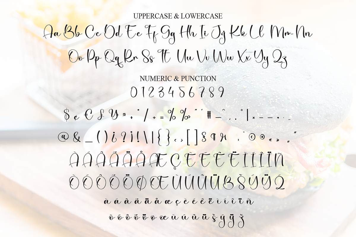 Burger Special | Script Font, a Handwritten Font by Scratchones (Photo 7 of 8)