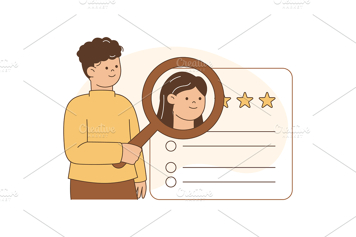 Job Recruitment Illustration, an Object Graphic by Jump Studio (Photo 4 of 12)