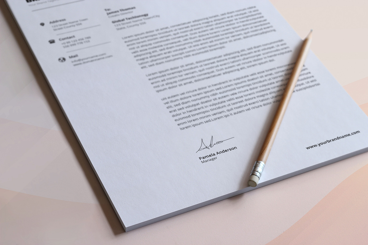 Canva Letterhead and Invoice, a Stationery Template by DesignDevisers (Photo 15 of 19)