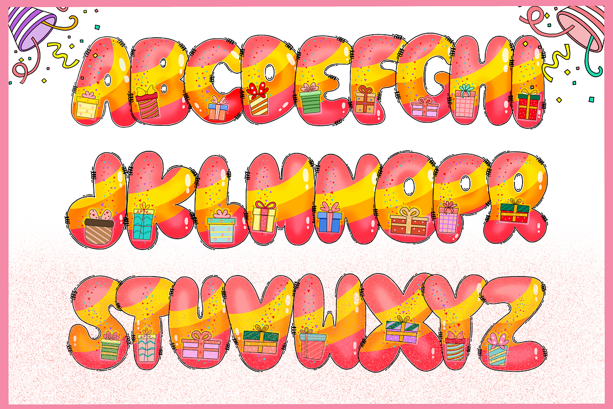 New year-PNG fonts, a Symbol Font by It me digital art (Photo 2 of 9)