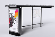 Bus Stop Poster Mockup, an Advertising Mockup by Twins_studio (Thumbnail 4 of 5)