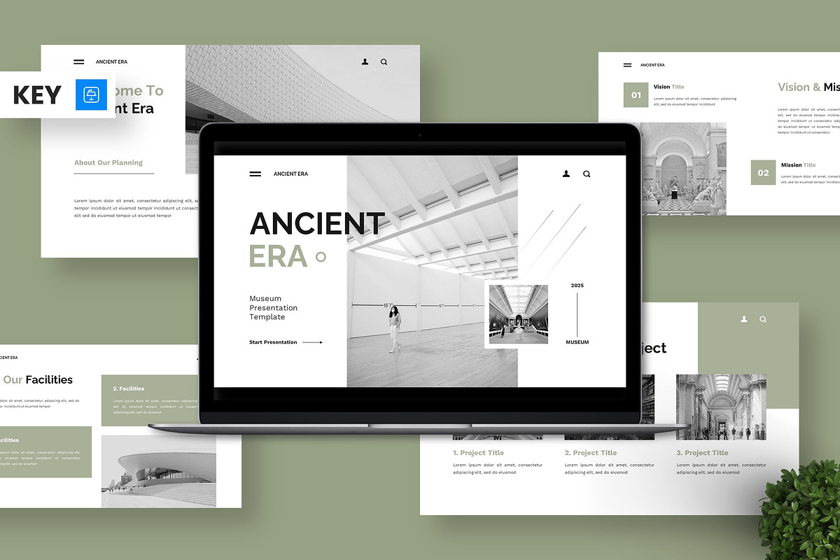Ancient Era - Museum Keynote, a Presentation Template by Deepslide Studio (Photo 1 of 6)