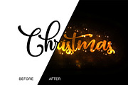 Christmas Text Effect PS Action, an Action Add-On by DESIGNAVO (Thumbnail 2 of 7)