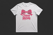 Cheer Mom Bow Embroidery Design, an Illustration by Purpose Ekbal (Thumbnail 3 of 3)