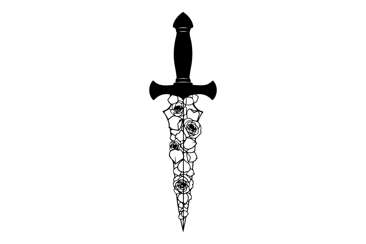 Ornamental Dagger Silhouette Bundle, an Object Illustration by Gaye Art (Photo 29 of 31)