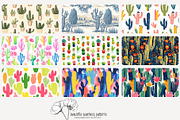 70 cactus seamless pattern, a Pattern Graphic by Poppy Lane Studio (Thumbnail 4 of 10)