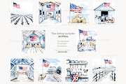 4th of July Clipart Images | America, a Person Illustration by GlamArtZhanna (Thumbnail 5 of 8)