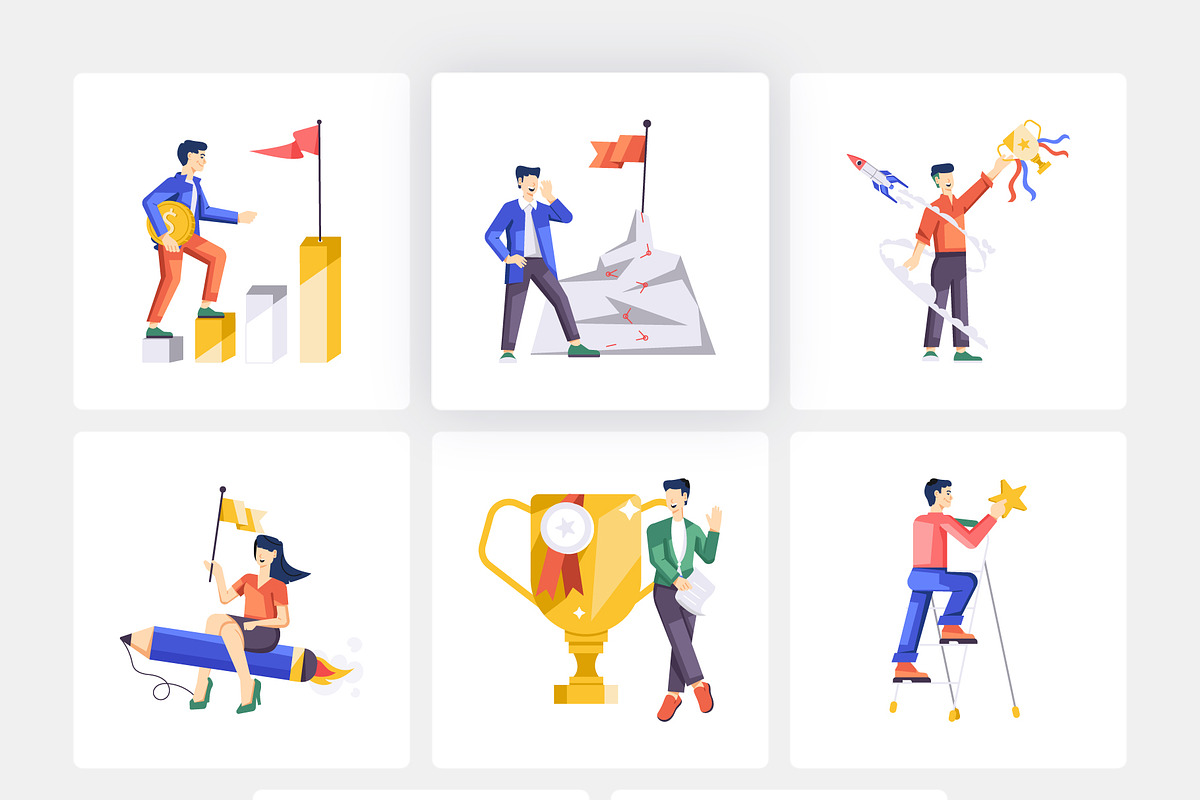 Business and Work illustration Set, a Work Illustration by Vectors Market (Photo 8 of 8)