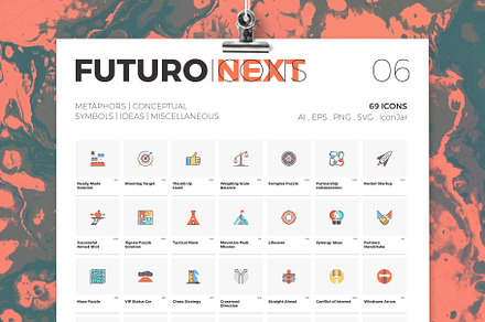 Futuro Next Icons / Metaphors Pack