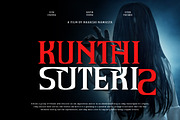 Ensatulogi - Display Horror Font, a Serif Font by twinstd (Thumbnail 5 of 8)