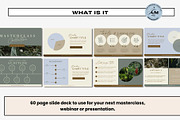 Masterclass Deck - Tropical Boho, a Presentation Template by Freedom Business Shop (Thumbnail 3 of 11)