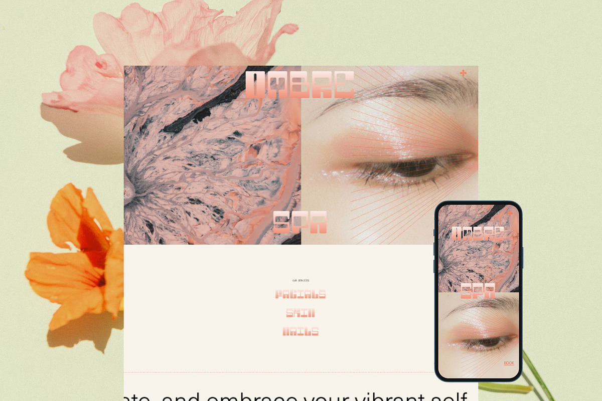 Ombre Spa - Squarespace 7.1 Template