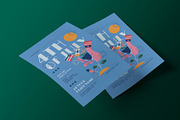 Blue Creative 4th of July Flyer, a Flyer Template by Neermana (Thumbnail 3 of 4)