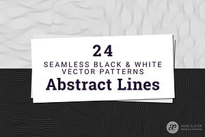 24 Abstract Line Patterns