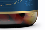 Bottle Capsules Mockup, a Packaging Mockup by Reformer Mockup (Thumbnail 6 of 6)