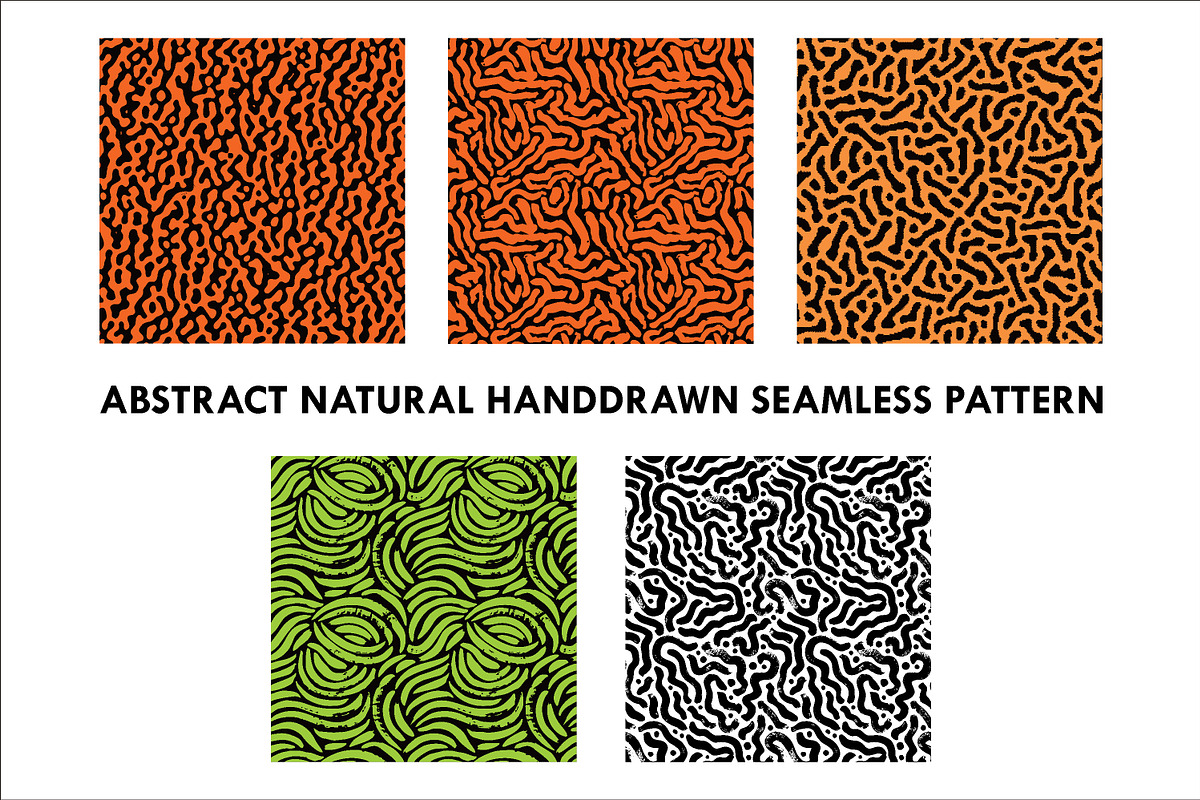 absract handdrawn seamless pattern, a Pattern Graphic by Brainware Graphic (Photo 1 of 5)