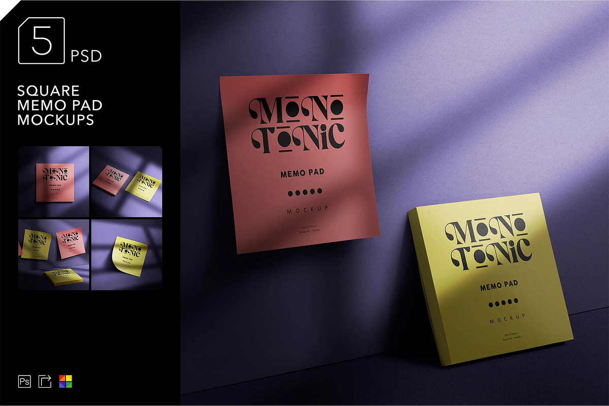 Note Mockup, an Advertising Mockup by megostudi0 (Photo 1 of 7)