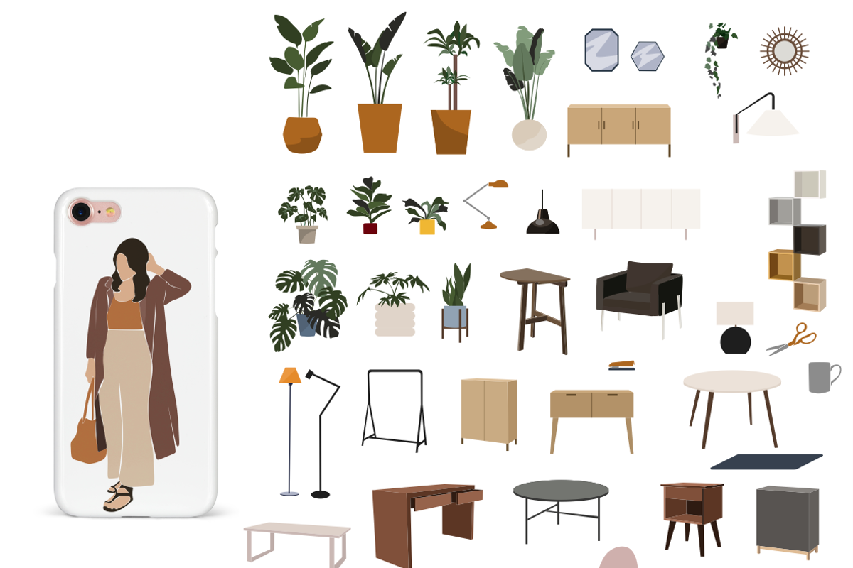 business collection, female boss, a Work Illustration by Yana_mide (Photo 3 of 7)