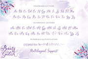 Beauty Gadish Script, a Script Font by Almeera Std (Thumbnail 5 of 10)