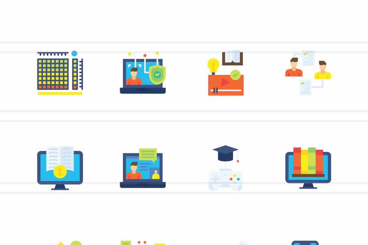 25 EdTech & AI Learning Icons, a Solid Icon by IconBunny (Photo 2 of 2)