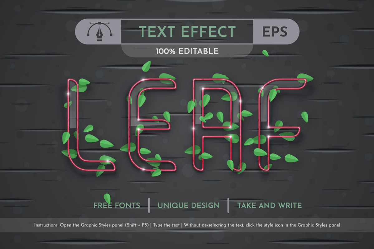 love Editable Text Effect, a Layer Style Add-On by rwgusev (Photo 4 of 7)