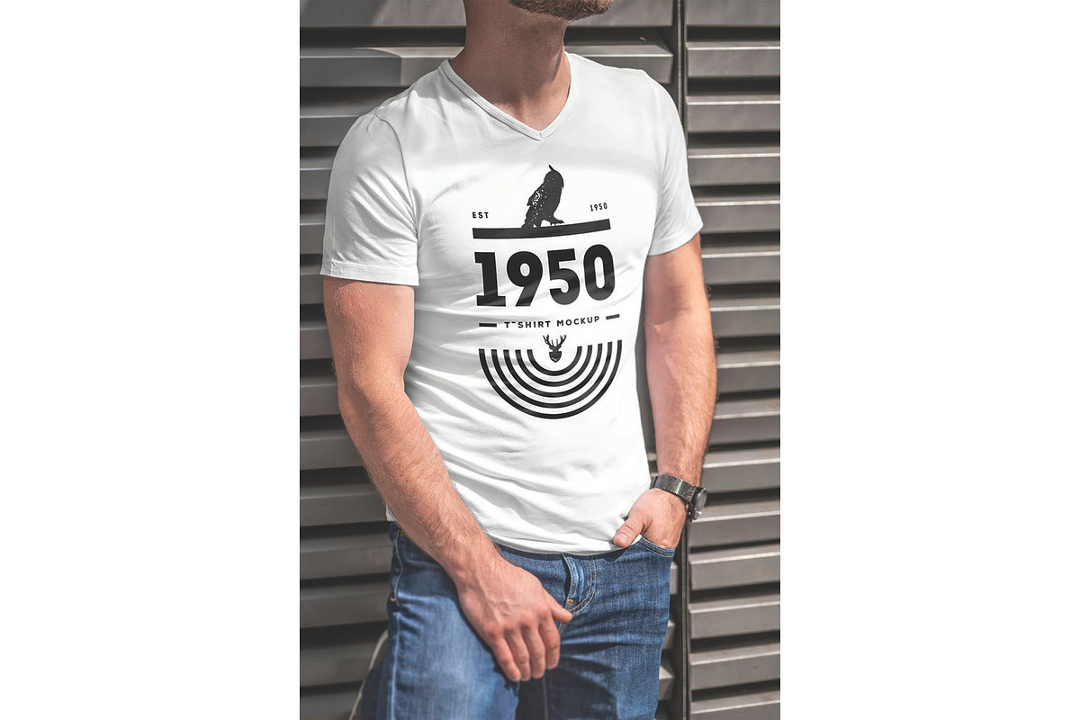 T-Shirt Mockup, a Shirt Mockup by DesignRushMarket (Photo 10 of 11)