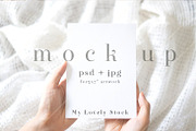 White clean minimalist mock up, a Print Template by My Lovely Stock (Thumbnail 3 of 3)