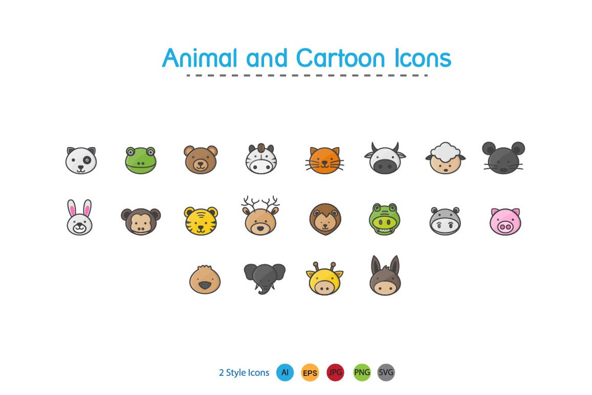 Animal and Cartoon Icons, an Icon by Karawan (Photo 3 of 3)