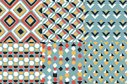 RETRO Geometric Patterns, a Pattern Graphic by adehoidar | Creative Market