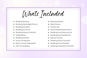 Wedding Planner Book