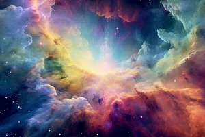 stars and beautiful nebulae, a Photo by Pictures for you!!!!!!!!!