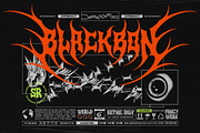 Sad Rock Typeface, a Blackletter Font by alit design (Thumbnail 6 of 20)