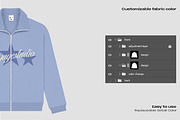 track top jacket mockup, an Apparel Mockup by Voyage Studio (Thumbnail 3 of 3)