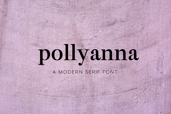 Pollyanna - Modern Serif Font preview 6